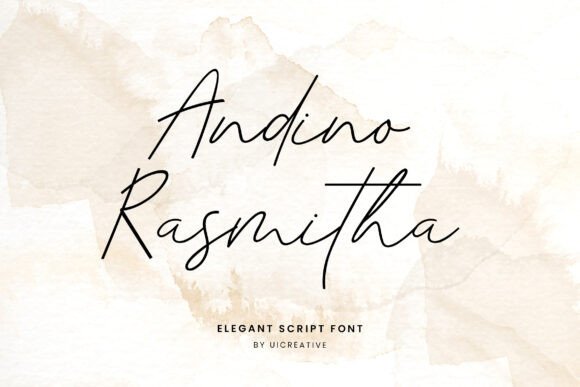 Andino Rasmitha: A Signature Font with Timeless Elegance