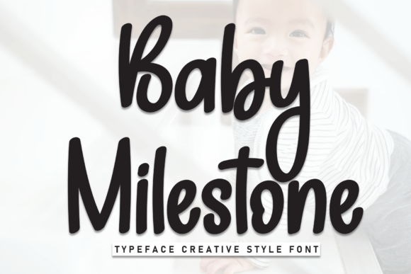 Baby Milestone: A Script Font That Balances Elegance and Function