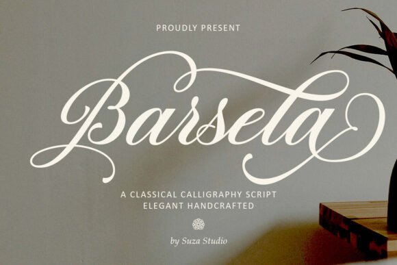 Barsela Calligraphy: The Elegant Script Font for Modern Designers