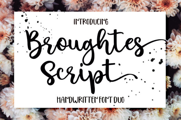 Broughtes: Crafting Elegance with a Ravishing Script Font