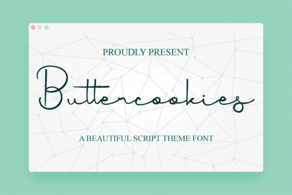 Butter Cookies: A Script Font That Feels Like a Warm Welcome