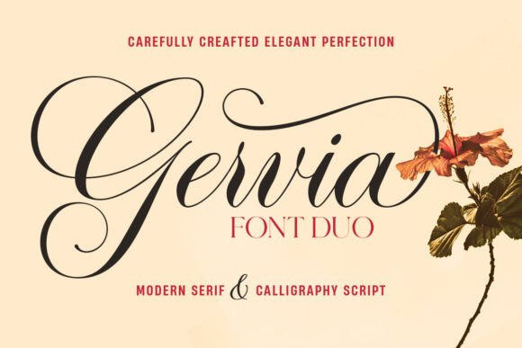Gervia: A Font Duo for Elegant Branding and Design