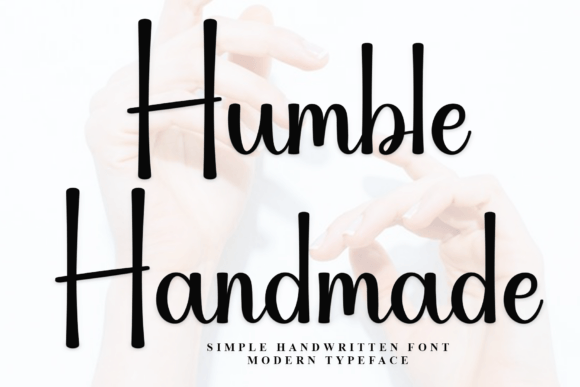 Humble Handmade: A Script Font for Authentic Design