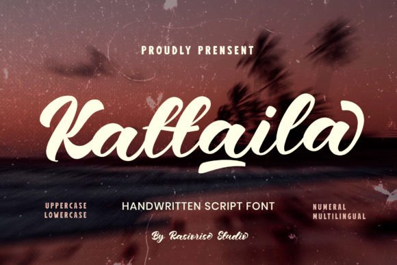 Kattaila: The Handwritten Script Font for Elegant Branding