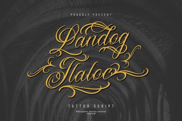 Landog Tlaloc: A Bold Script for Authentic Branding