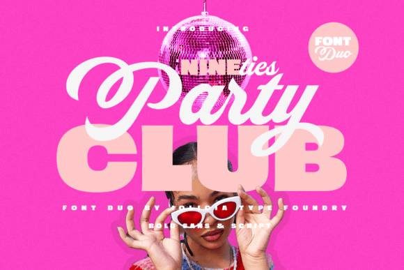 Nineties Party Club: A Retro Font Duo for Modern Design