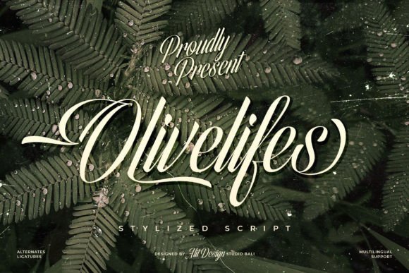 Olivelifes Script Font: Capture Speed and Elegance