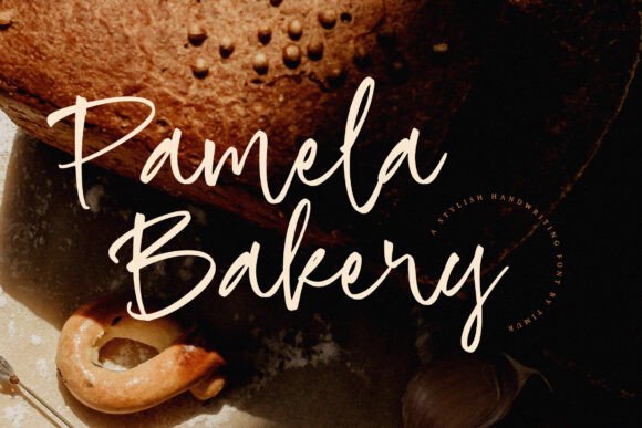 Pamela Bakery: The Handwriting Script Font for Sweet Designs