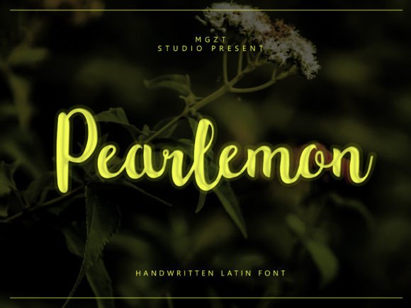 Pearlemon: The Magical Script Font for Modern Creatives