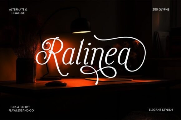Ralinea: The Graceful Script Font for Elegant Projects