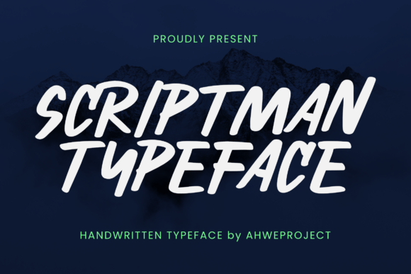 Scriptman: The Authentic Script Font for Handmade Brand Design
