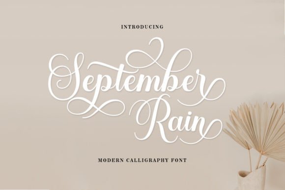 September Rain: A Typeface for Moments Beyond Words