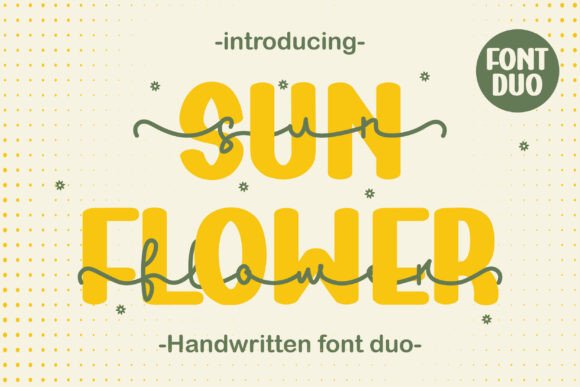 Sun Flower: A Font Duo for Elegant and Romantic Designs